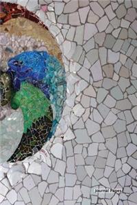 Journal Pages - Glass Mosaic (Decorative Notebook)(Unruled)