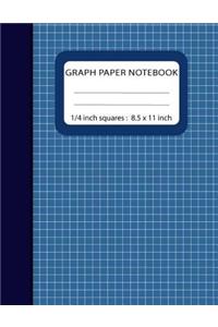 Graph Paper Notebook 1/4 inch Squares