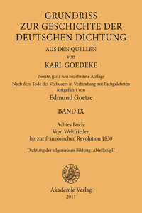 Achtes Buch: Vom Weltfrieden Bis Zur Französischen Revolution 1830