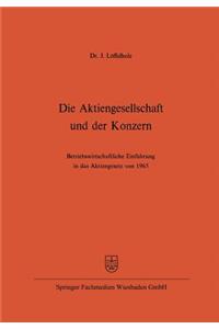 Aktiengesellschaft Und Der Konzern