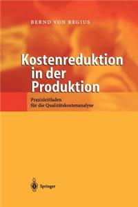 Kostenreduktion in Der Produktion