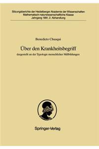 Über Den Krankheitsbegriff