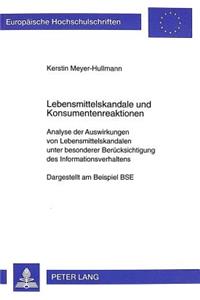 Lebensmittelskandale Und Konsumentenreaktionen