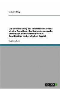 Die Unterstützung des Informellen Lernens als eine Grundform des Kompetenzerwerbs und dessen Bewertbarkeit für die Qualifikation im beruflichen Bereich