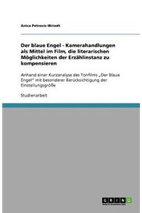 Der blaue Engel - Kamerahandlungen als Mittel im Film, die literarischen Möglichkeiten der Erzählinstanz zu kompensieren