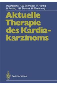 Aktuelle Therapie Des Kardiakarzinoms