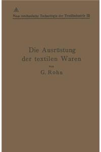 Die Ausrüstung der textilen Waren