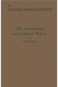 Die Ausrüstung Der Textilen Waren