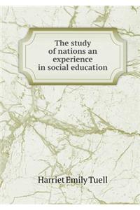 The Study of Nations an Experience in Social Education