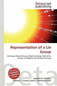 Representation of a Lie Group
