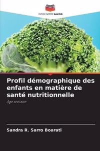 Profil démographique des enfants en matière de santé nutritionnelle