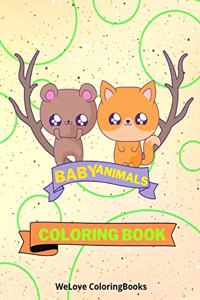 Baby Animals Coloring Book