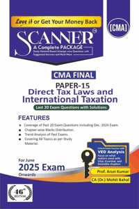 Direct Tax Laws and International Taxation (Paper 15 | CMA Final | Gr. III) | Assessment Year 2025-26 | Applicable for June 2025 Exam | Green Edition