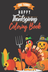 HAPPY Thanksgiving COLORING BOOK
