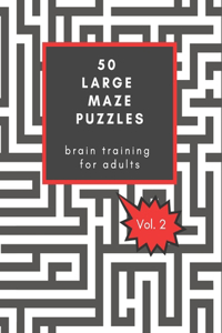 50 Large Maze Puzzles