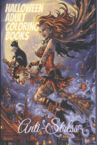 Halloween Adult Coloring Book Anti-Stress