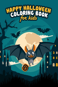 Happy Halloween coloring book for Kids