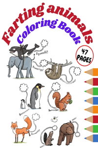 Farting Animals Coloring Book