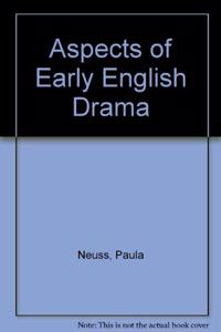 Aspects of Early English Drama