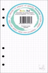25 Sheets Dodo Personal Squared/Clear 100gsm Clairfontaine-Style Rule Paper PPRPS