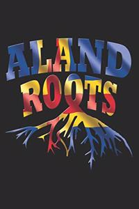 Aland Islands Flag Notebook