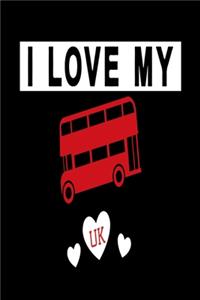 Notizbuch I love my UK