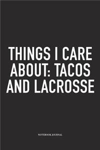 Things I Care About