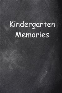 Kindergarten Memories Chalkboard Design Lined Journal Pages
