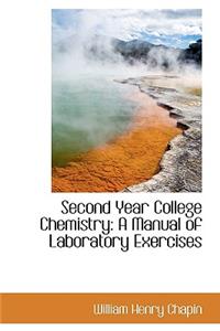 Second Year College Chemistry