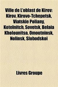 Ville de L'Oblast de Kirov