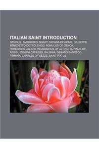 Italian Saint Introduction