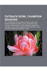 Outback Bowl Champion Seasons