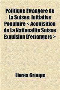 Politique Trangre de La Suisse