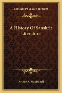 History Of Sanskrit Literature