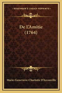 De L'Amitie (1764)