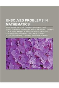 Unsolved Problems in Mathematics: P Versus NP Problem, Goldbach's Conjecture, Perfect Number, Twin Prime, Mersenne Prime, Collatz Conjecture
