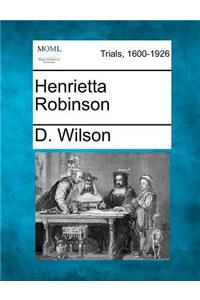 Henrietta Robinson
