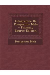 Geographie de Pomponius Mela