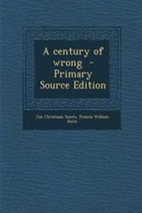 A Century of Wrong