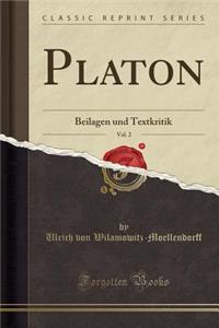 Platon, Vol. 2