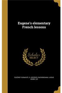 Eugene's elementary French lessons