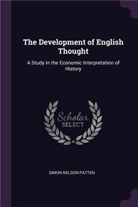 The Development of English Thought