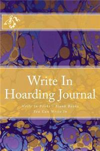 Write In Hoarding Journal