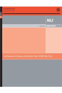 Test Results for Software Write Block Tools