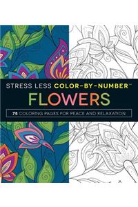 Stress Less Color-By-Number Flowers