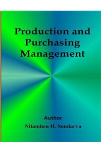 Producation and Purchasing Management
