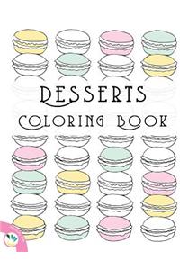 Desserts Coloring Book