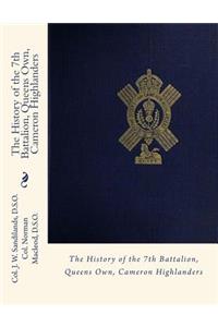 History of the 7th Battalion, Queens Own, Cameron Highlanders
