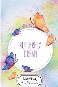 Notebook Journal Dot-Grid, Graph, Lined, Blank No Lined: Butterfly Dream: Small Pocket Notebook Journal Diary, 120 Pages, 5.5 X 8.5 (Blank Notebook Jo