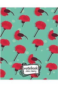 Notebook Notebook Flower Pattern No.1